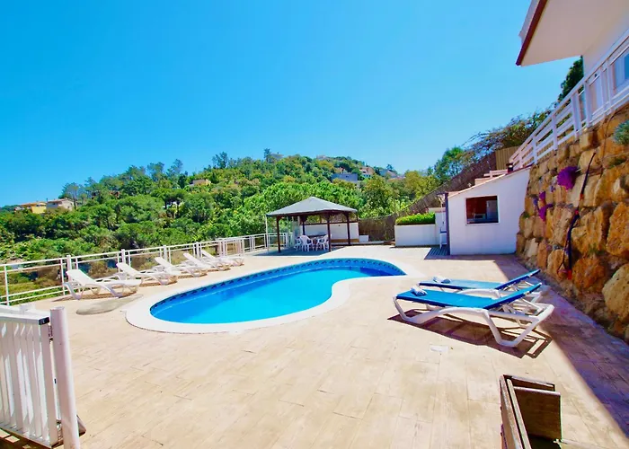 V&v Lloret-villa Sunrise Preciosa Con Piscina Privada Вилла Льорет-де-Мар