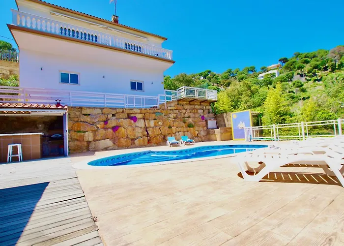 빌라 V&v Lloret-villa Sunrise Preciosa Con Piscina Privada *