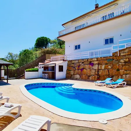 V&v Lloret-villa Sunrise Preciosa Con Piscina Privada Льорет-де-Мар